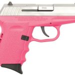 SCCY CPX-2 Gen 2 DAO 9mm 3.1" Barrel, Pink Poly Grip/Frame SS Slide No Safety, 10rd