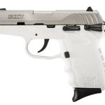 SCCY CPX-1, 9mm, 3.1", 10rd, White Polymer Grip, SS Slide