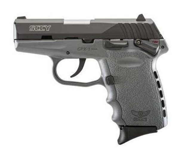 SCCY CPX-1, 9mm 3.1" Barrel, Gray Grip,/Frame Gri, 10rd