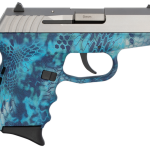 SCCY CPX-2 Carbon 9mm, 3.1" Barrel, Kryptek Pontus Grip, Stainless Steel Slide, 10rd