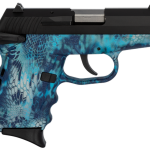 SCCY CPX-1 Carbon 9mm, 3.1" Barrel, Kryptek Pontus Grip, Black Stainless Steel Slide, 10rd