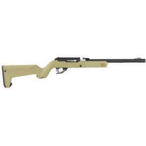 Tactical Solutions X-Ring Takedown Rifle 22LR 16" Threaded Barrel, Flat Dark Earth Magpul Backpacker Stock 10rd Mag