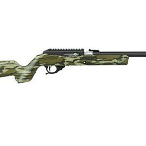 Tactical Solutions X-Ring Takedown VR, Magpul X-22 Backpacker Stock, Matte Black Takedown Action Featuring Mossy Oak Bottomland Stock 22LR