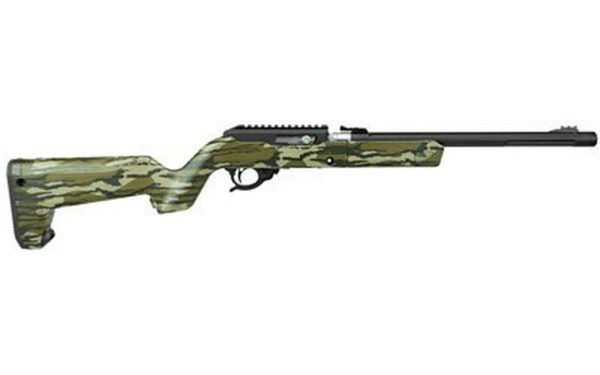 Tactical Solutions X-Ring Takedown VR, Magpul X-22 Backpacker Stock, Matte Black Takedown Action Featuring Mossy Oak Bottomland Stock 22LR