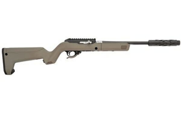 Tactical Solutions X-Ring Takedown VR, Magpul X-22 Backpacker Stock, Matte Black SBX Takedown Action / Flat Dark Earth Stock 22 Long Rifle