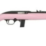 Mossberg Model 702 Plinkster 22LR 18 Inch Barrel Blue Finish Adjustable Sights Pink Synthetic Stock 10 Round