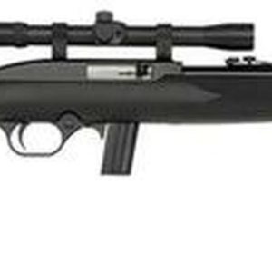 Mossberg 702 Plinkster Scope Combo SA 22LR, Scope 18" Barrel, Synthetic Black Stock, 10rd