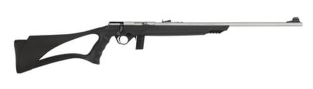 Mossberg Model 802 Plinkster 22LR, 21", Brushed Chrome, Sport Grip Synthetic Stock, 10 Rd