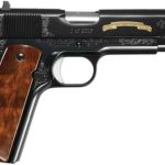 Remington 1911 R1 200th Year Anniversary Limited Edition 45 ACP 5" Barrel C-Grade Walnut Grips and Gold Inlay 7rd Mag