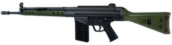 PTR Model 91 G.I. R .308 Win/7.62mm 18" Match Grade Barrel H&K Profile Tapered Barrel Classic H&K Fixed Polymer Stock Olive Drab Green 20rd