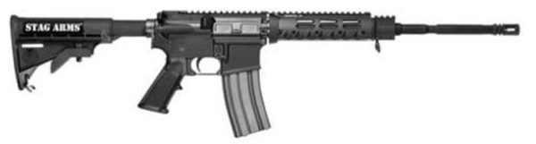 Stag Arms Model 3, .223/5.56, 16", 10rd, Fixed Black Stock