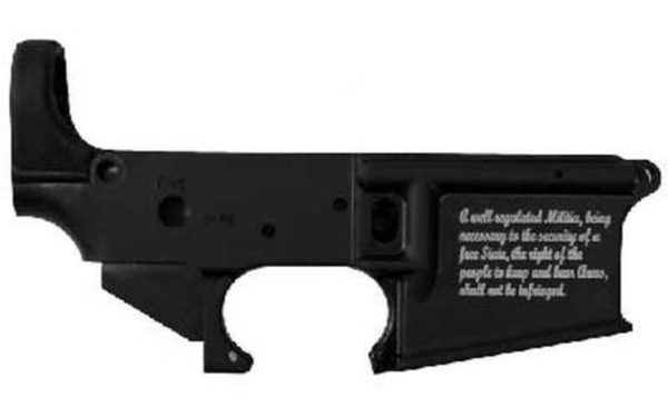 Stag Arms 2nd Amendment Engraving, Stripped Lower Receiver 5.56