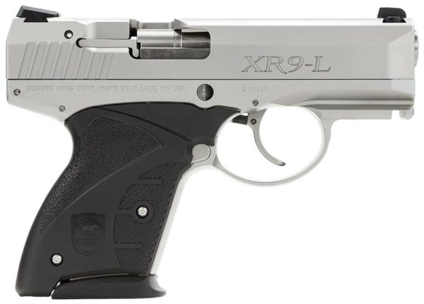 Boberg XR9-L Long Platinum DAO 9mm, 4.2" Barrel, Black Zytel Grip Nk, 7rdrd