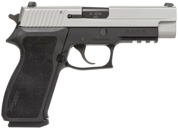 SIG P220 *MA Comp* 45ACP 4.4 10+1 Black Grip & Frame SS Slide