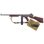 Auto Ordnance Iwo Jima Commemorative M1 Thompson Rifle, 45 ACP, 16.5" Barrel, Engraved Olive DrabGreen under Distressed Copper Cerakote, 30rd Mag