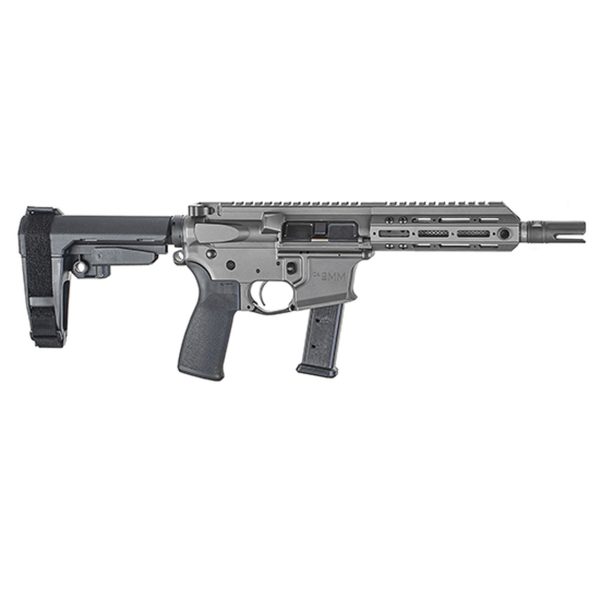 Christensen Arms CA9MM 9mm, 7.5" Barrel, M-LOK, SBA3, Tungsten, 21rd