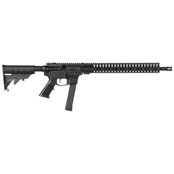 CMMG Resolute 100 9mm, 16.1" 1:10 Threaded Barrel, Black, A2 Grip Hider, M4 Stock, M-LOK Handguard, 33rd Glock Mag