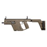Kriss Vector Gen II SDP SB 9mm, 5.5" Threaded Barrel, Flat Dark Earth, SBX-K Brace, Flip Up Sights, 17rd
