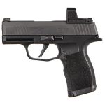 Sig Sauer, P365X, Striker Fired, Compact, 9mm, 3.1" Barrel, Polymer Frame, Black, Romeo Zero 3 MOA Reflex Optic, 12Rd, 2 Magazines