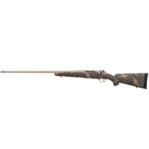 Weatherby Mark V Back Country 300 Weatherby Mag, 26" Barrel, Carbon Fiber Green Tan Sponge Patterns, McMillan Tan Cerakote, Left Hand, 3rd