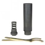 Yankee Hill Resonator K .30 Cal, 5/8-24" QD Muzzle Brake, Black