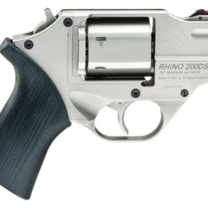 Chiappa Whtie Rhino Revolver .40 SW 2" Barrel, Rubber Grip Brown Holster Included 5 Moonclips 6rds