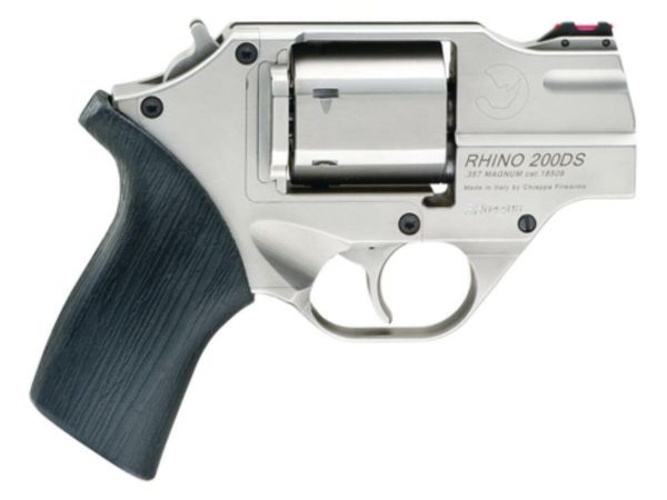 Chiappa Whtie Rhino Revolver .40 SW 2" Barrel, Rubber Grip Brown Holster Included 5 Moonclips 6rds