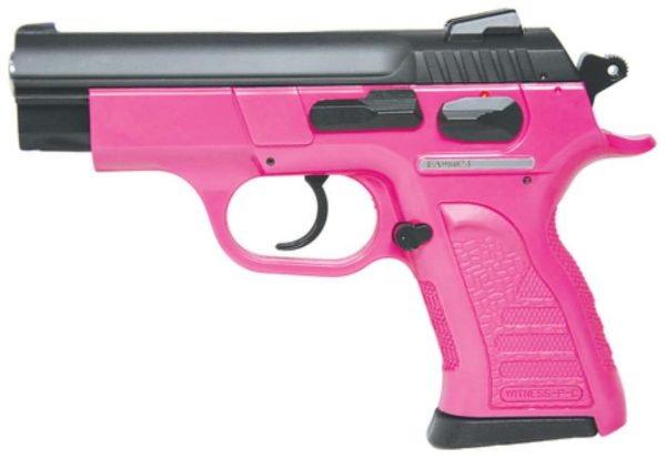 Tanfoglio Witness P Compact 9mm 3.6" Barrel Blue Finish Pink Polymer Frame 12rd