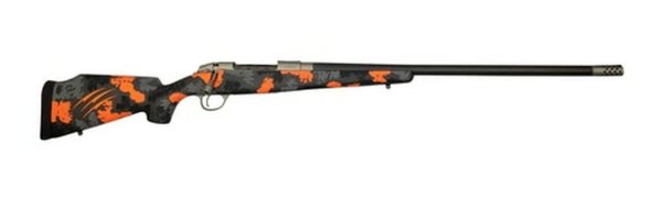 Fierce CT EDGE .30 Nosler, 26" Carbon Barrel, Carbon Stock /w Orange Accent, 4rd