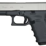 Glock G19 Gen4, 9mm, 4", Battleship Gray/Stainless Gray Slide FS, 15rd, USA Made