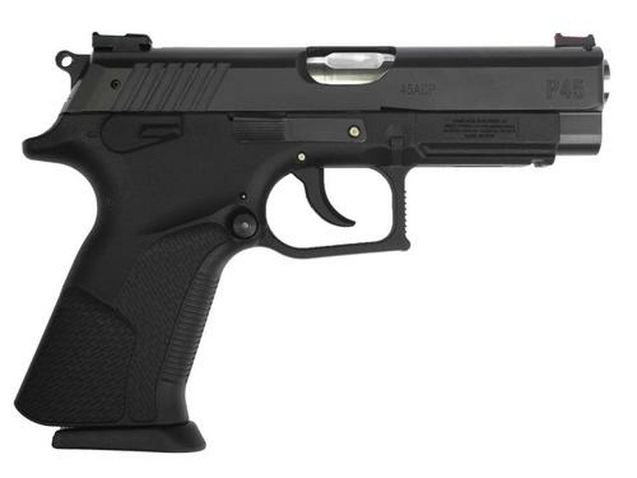 Bersa S/D 45 (ACP) 4.3" Barrel, Black Polymer Grip Black Pistol, 10rd