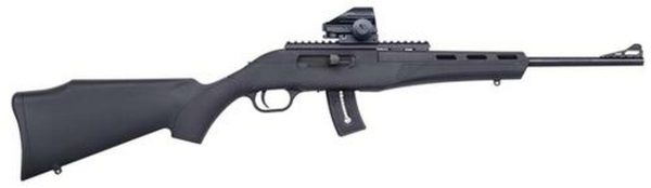 Mossberg Blaze SA 22LR 16.5" Barrel, Synthetic Stock Black Dead Ringer Green Dot, 25rd