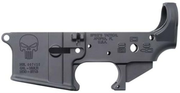 Spikes Tactical Stripped Lower Receiver, Punisher, Multi-Cal