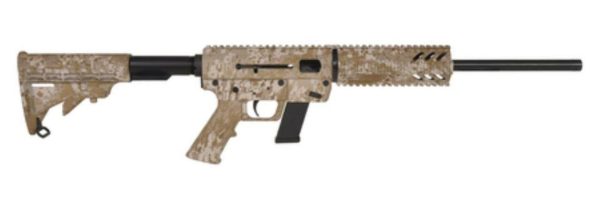 Just Right Carbines Just Right Carbine .40S&W 16.25" Threaded Barrel Collapsible Stock Desert Camo Finish Fixed 10rd Glock Magazine - CA Compliant