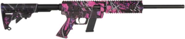 Just Right Carbine 45 ACP 16.25" Threaded Barrel Collapsible Stock Muddy Girl Camo Finish Fixed 10rd Glock Magazine - CA Compliant