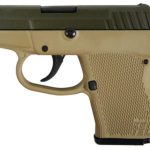 Kel-Tec P-32 .32 ACP 2.68" Barrel Cerakote Olive Drab Slide Tan Frame 7rd Mag