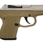 Kel-Tec P-32 .32 ACP 2.68" Barrel Nickel Boron Coated Slide Tan Grip/Frame Double Action Only 7rd