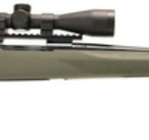 Legacy Howa/Hogue Package .270 Winchester 22" Barrel Blue Finish Hogue Overmolded Stock Green Finish Nikko Stirling Panamax 3-9x40mm Riflescope With Rings/Base 5rd