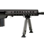 Barrett M107A1 50 BMG, 29" Barrel, Black, Cerakote Finish, Synthetic Stock, Flip Sights, 10Rd Mag, Bipod, Pelican Hard Case