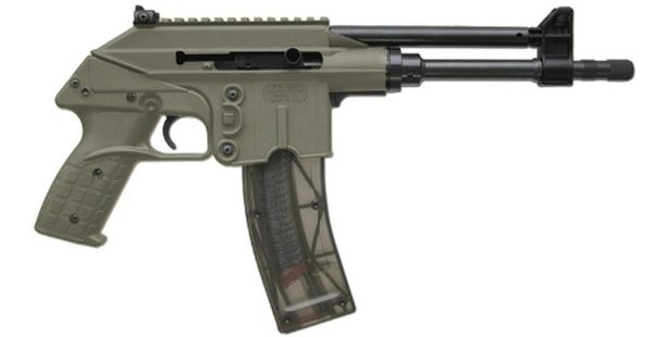 Keltec PLR-22 22LR 10.1" Barrel Green Frame/Grip 26rd Mag