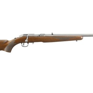 Ruger American TB Mini Slide Bolt Rifle 22 LR 22" Silver 10Rd 08360 Satin Walnut