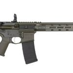 Springfield SAINT Victor AR-15 223/5.56, 16" Barrel, 1:8 Twist, Olive Drab Green, 15" M-LOK Handguard, Flip Up Front and Rear Sights, 30Rd PMAG