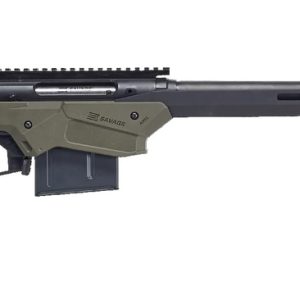 Savage Axis II Precision, Rifle, 223 Remington, 22" Heavy Barrel, Black And Olive DrabGreen Finish, Polymer/ Aluminum Stock, 10Rd, Includes 1 AICS Magazine