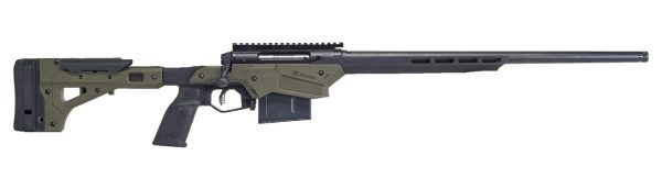 Savage Axis II Precision, Rifle, 223 Remington, 22" Heavy Barrel, Black And Olive DrabGreen Finish, Polymer/ Aluminum Stock, 10Rd, Includes 1 AICS Magazine