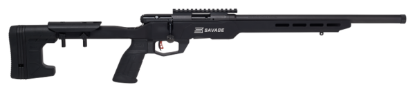 Savage B22 Precision 22LR, 18" Heavy Barrel, Black, MDT Custom Chassis, 10Rd