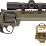 Taurus Raging Hunter 44 Rem Mag, 8.37" Barrel, OD Green-Black, Scope & Case, 6rd