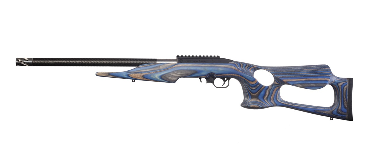 Thompson Center T/CR22 22LR, 20" Threaded Carbon Fiber Barrel, Blue Altamont Thumbhole Stock, 10rd