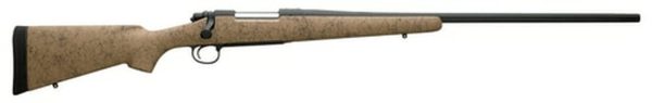 Remington Custom Shop North American . 375 H&H, 24" Barrel, Tan Stock /w Black Webbing