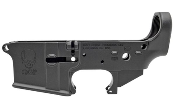 Grey Ghost Cornerstone Forged Lower AR Platform, Multi-Caliber, Black, Hardcoat Anodized
