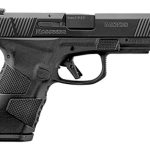 Mossberg MC-2 Compact 9mm, 4" Barrel, Black, Non-Manual Safety, Night Sights, Flat Profile Trigger, 13rd-15rd Mags